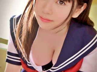 【水トさくら】Gカップの巨乳JKのおっぱいポロリに発情♥制服姿の美少女JKの胸チラに我慢できずにSEX♥