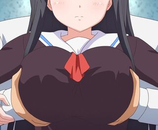 おっぱいデカすぎ！JK好きのおっさんが可愛い制服巨乳娘とホテルでエンコーSEX