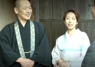 着物姿の奥さんがお坊さんのチンポをねっとりフェラ♡性欲むき出しの熟年ボディを不倫ＳＥＸで悶絶させて獣のようにイキ狂う