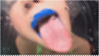 【主観唾吐き】青い口紅のドS淫女「喜んでるの？気持ち悪い…」カメラに向かってペッペッ！！