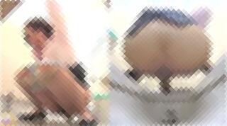【トイレ盗撮】元ギャルOLの赤面脱糞。いっぱい力んでやっと出てくる一本糞ｗ