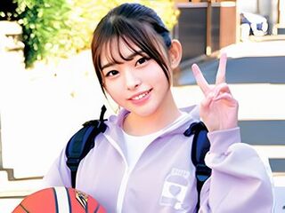 バスケ女子のアスリート美少女JDが挑戦する連続射精企画⁉練習着に着替えエロ手コキフェラで肉棒の精子搾り取る【素人ナンパ】