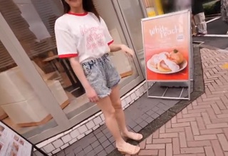 《リモバイデート》「感じ過ぎちゃうぅ♥」糸目・美脚・スレンダー巨乳おっぱいギャルとエロエロなデートしてホテルでH！ｗ