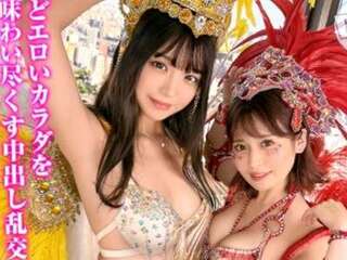 美人コンビがえちえちSEX！前日の精子でたよ♥手マンｗ！側位でアクメのカメラ外でガン突きぱんぱんぱんぱん音ｗ！