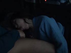 【個人撮影】車内でメルティートークセックス！人妻の蕩けるような喘ぎ声がクソエロい不倫カップツ投稿映像！