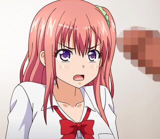 勃起した肉棒を差し出す変態オヤジ！ナマイキな巨乳娘にずらしハメして膣内射精！
