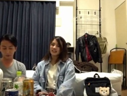 タレントレベルに可愛い素人さんがイケメンに連れ込まれ…騎乗位からゴックンまでしちゃう恥じらいH♡