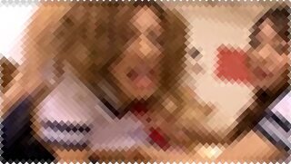 【中出し】コスプレセーラー服黒ギャルとパリピなツイスターゲームから乱交セックスになり中出ししちゃいましたｗ