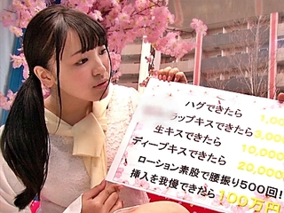 （MM）巨乳美女が男友達とHなミッションをこなして激しいピストンで悶絶することになるww