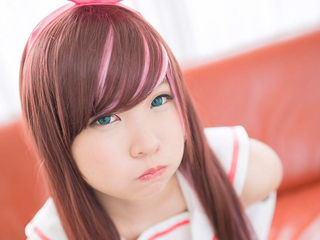 ＜同人AV＞人気爆発中の可愛いバーチャルユーチューバーに生ハメ中出し『いっぱい出たね♡』縞パンのキズナアイへたっぷり発射
