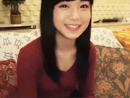 男受けが良さそうな黒髪ロングの20歳！ガールズバーでお酒の味を覚えたばかりの小娘が男優テクに完全受け身