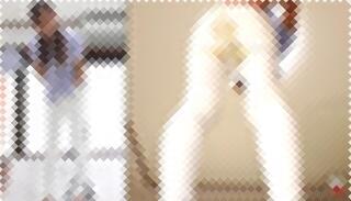 白い長ズボンを下痢便まみれにしちゃう細身女子。痩せてても出る量はみんなと一緒【浣腸我慢】