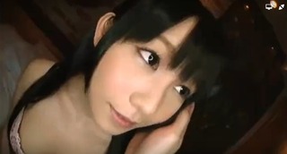 【黒髪美少女×ごっくん】黒髪ロングの可愛い美少女・小西まりえと、ホテルでハメ撮りsex！舌上発射で最後はごっくん♪