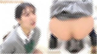 【放屁脱糞】背がでかい女子校生の豪快連発おなら＆大量うんこ･･･ブーブーブボォォ！