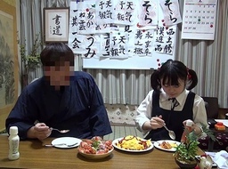 これこそゲスの極み！お習字教室に通う◯学生…師範の自前の筆が童顔女子のアソコに♡