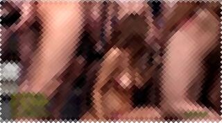 【巨乳】変態男達に囲まれても臆することなく騎乗位中出しさせ続ける巨乳痴女ギャルがエロすぎる件