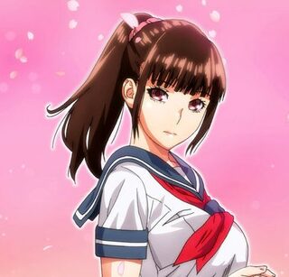 エロい身体の可愛い制服JKが極太チンポを生のまま挿入されてイキ狂う！