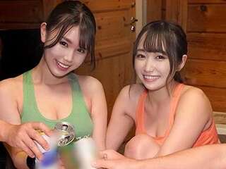 【素人＠企画】巨乳バレーのコンビがえちえちSEX！ガン突きぱんぱん乳揺れ正常位でズコって大量ぶっかけパイ射！中出し！